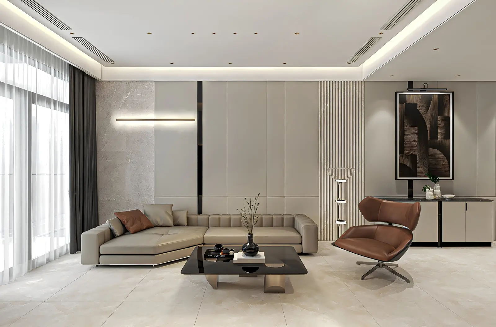 Thiết kế nội thất phòng ngủ hiện đại sang trọng - MDP Interior