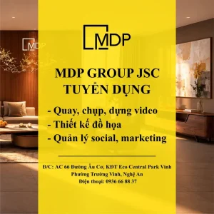 MDP GROUP tuyển dụng marketing
